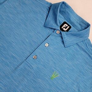 FootJoy Mens Golf Polo M Lisle Space Dyed Performance 4-Way Stretch Breathable